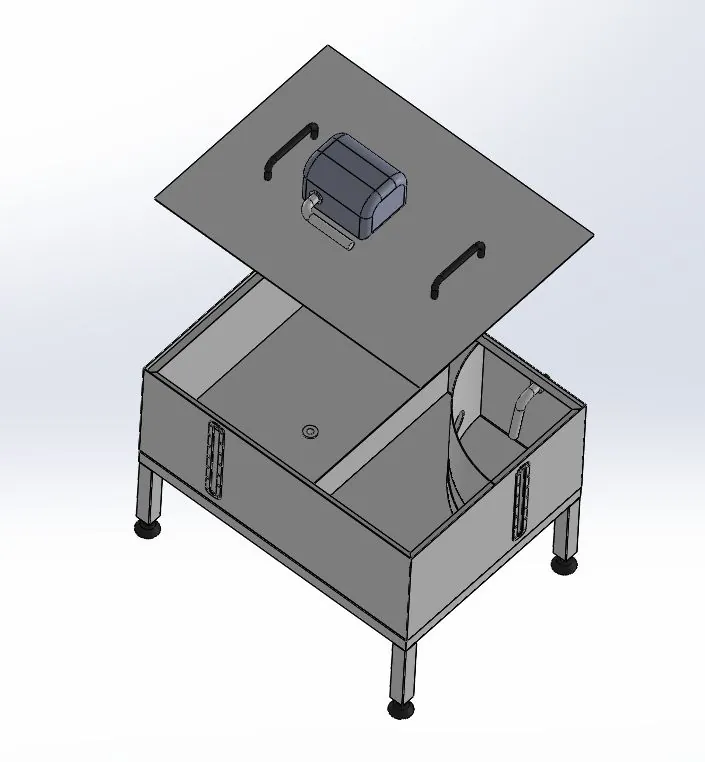 3D model separátora